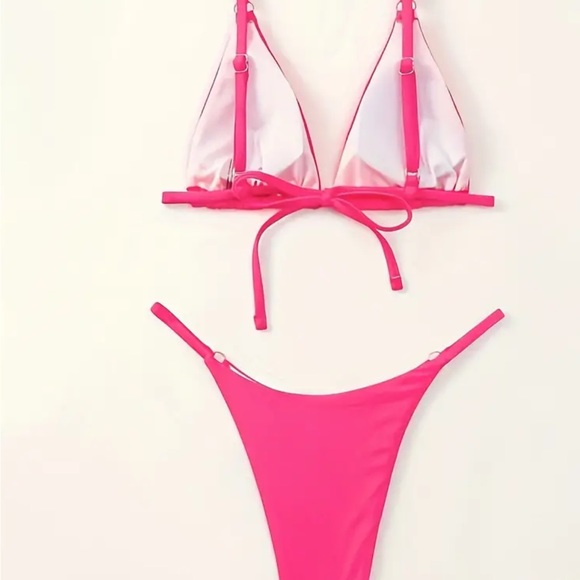 MIAMI SWIM FLORESCENT pink bathing suit 👙 - Picture 6 of 8